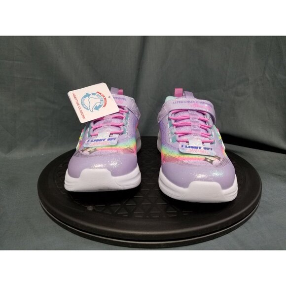 Skechers Unicorn Chaser Girls Pink White Size 3 Brand New In Box !! - Picture 3 of 12